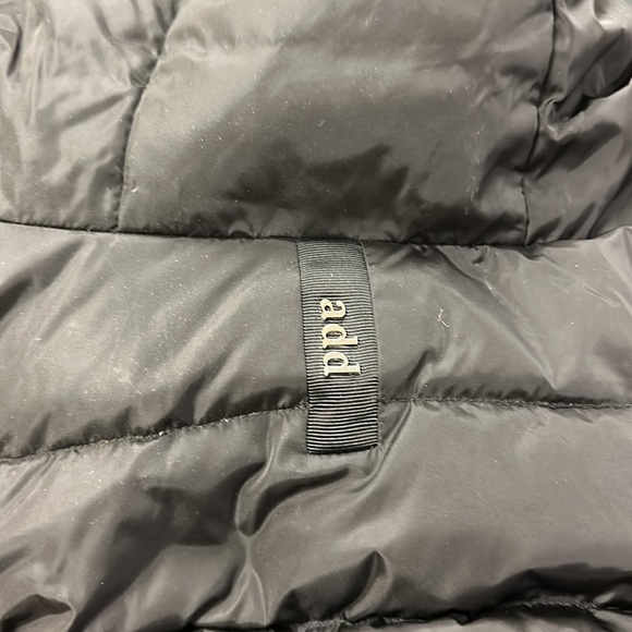 🔥🔥🔥ADD Black Puffer Hooded Down Jacket Coat Size 2 - Picture 13 of 13